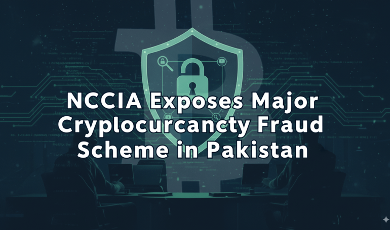 NCCIA Exposes Major Cryptocurrency Fraud Scheme in Pakistan