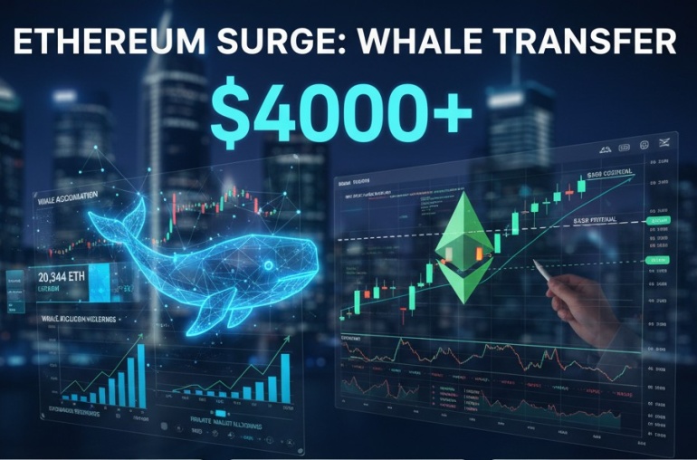 Ethereum Whale Activity Sparks Price Surge Above $4,000